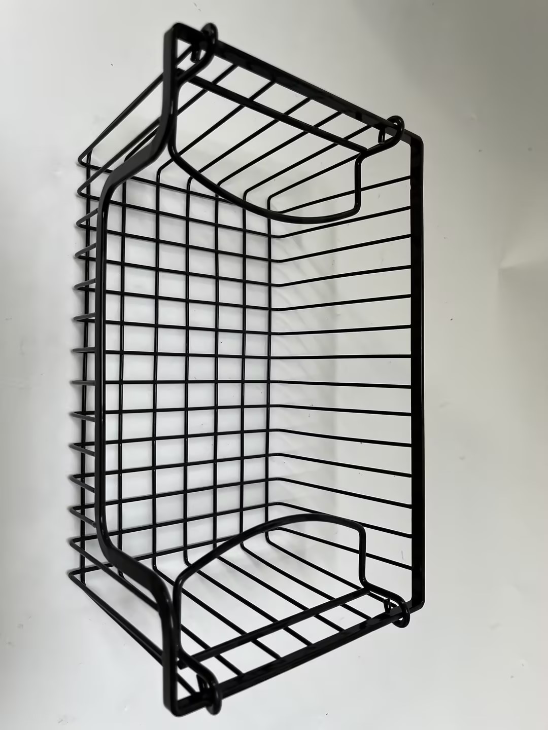 Topsome Baskets for Household Purposes Wire Baskets for Organizing Household Pantry Baskets 2 Pack Metal Baskets for Pantry Storage Wire Storage Baskets Black Metal Storage Bins